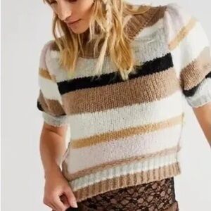 New Free People Roxy Striped Sweater